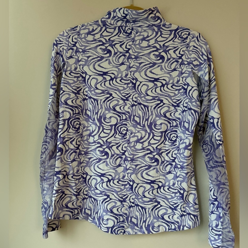 IBKUL Long Sleeve Golf Mock Neck Pullover - Size S - Picture 4 of 6